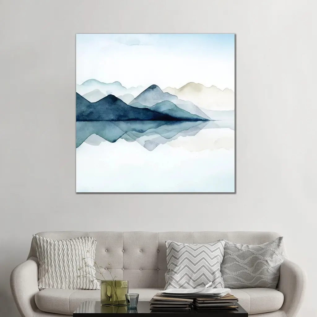 Icanvas "Glacial I" By Grace Popp Canvas Print - 12x12x0.75