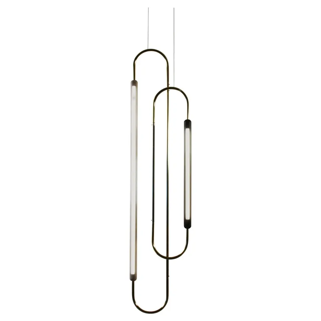 Walnut Vertical Link Pendant By Hollis & Morris