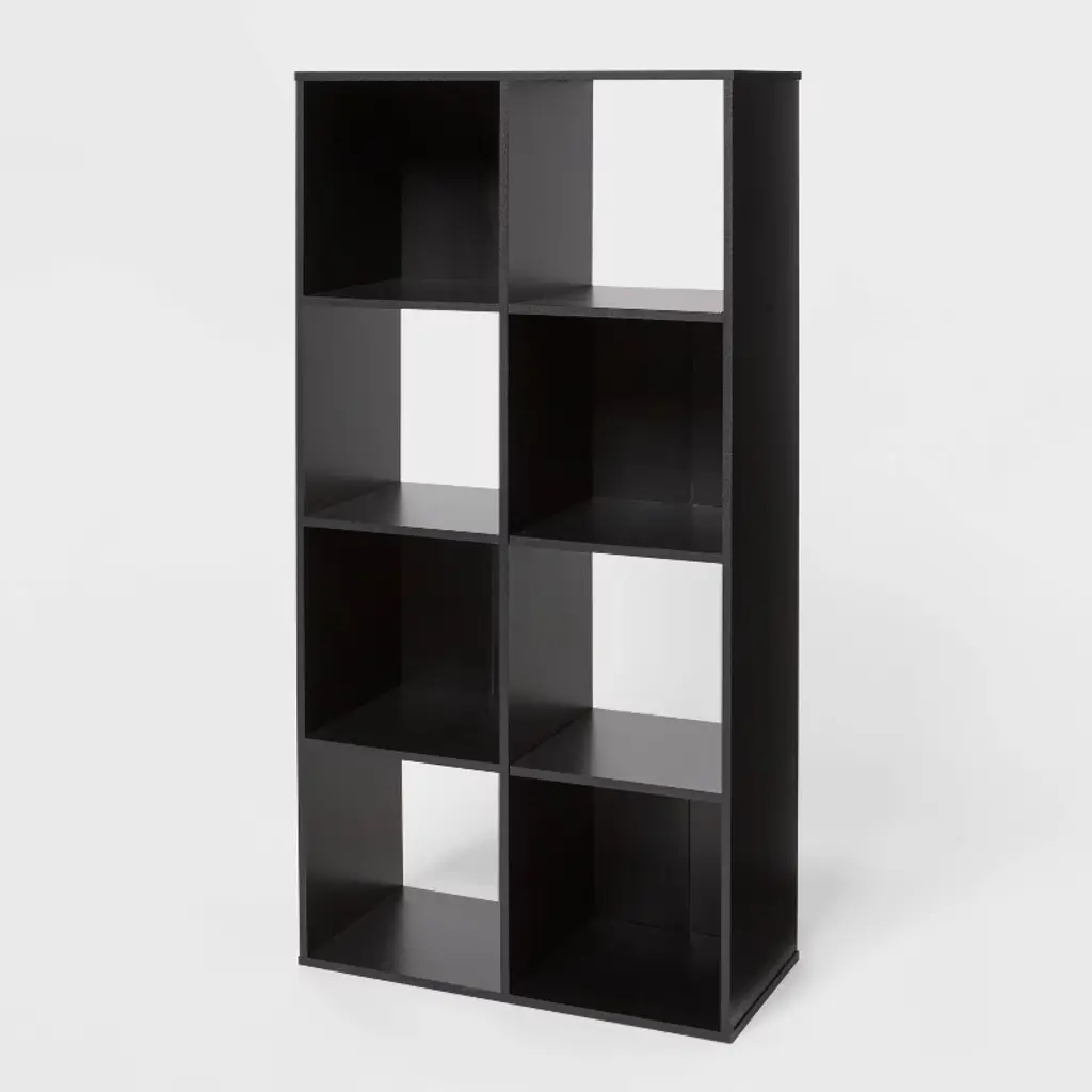11" 8-cube Book Shelf Black - Brightroom™
