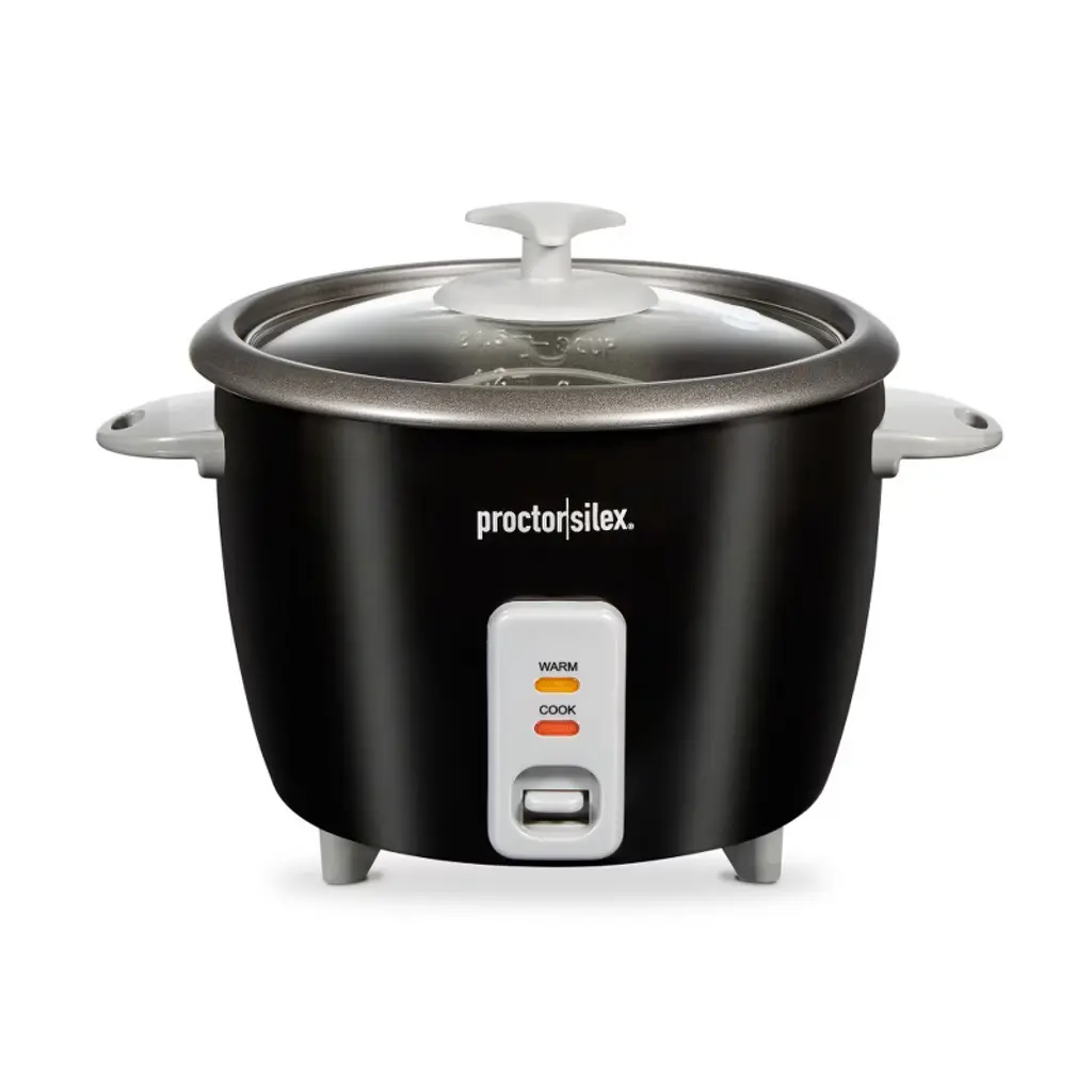 Proctor Silex 16 Cup Rice Cooker & Steamer - 37527: 500w, Stay-cool Handles, Removable Bowl, Dishwasher-safe Parts