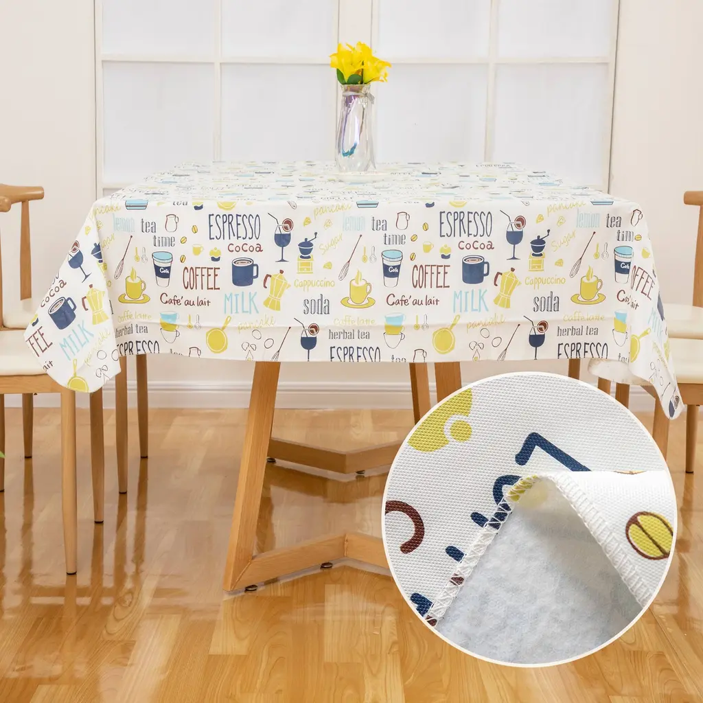 2025 Cfee Delight Celebrate Tablecloth Greatray Star Printed Elements - 84"x60"