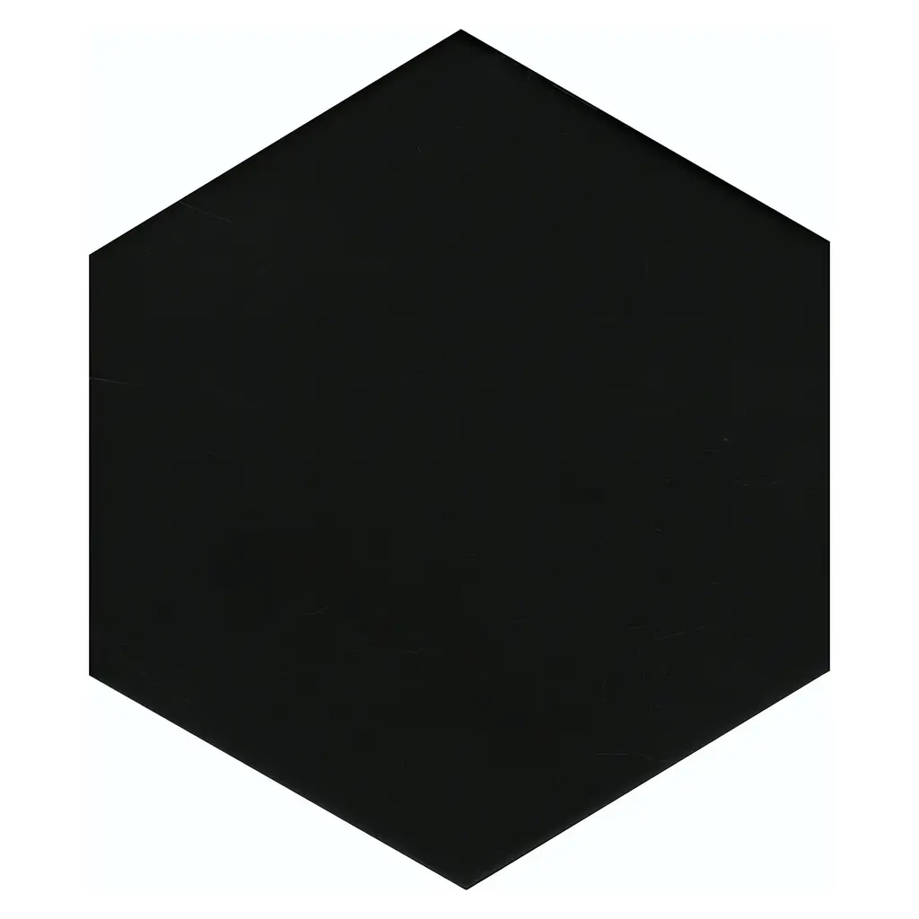 10 Inch Hexagon Porcelain Matt Tile - 17 Pieces (7.40 Sf) - White