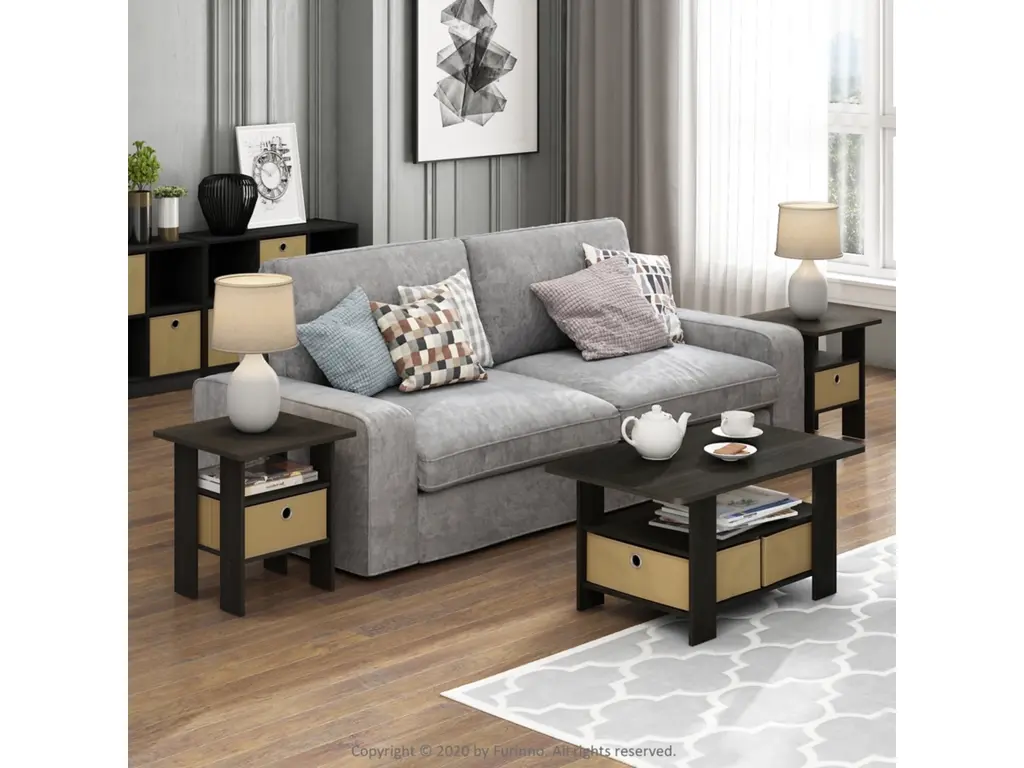 Andrey Coffee Table With Bin Drawer