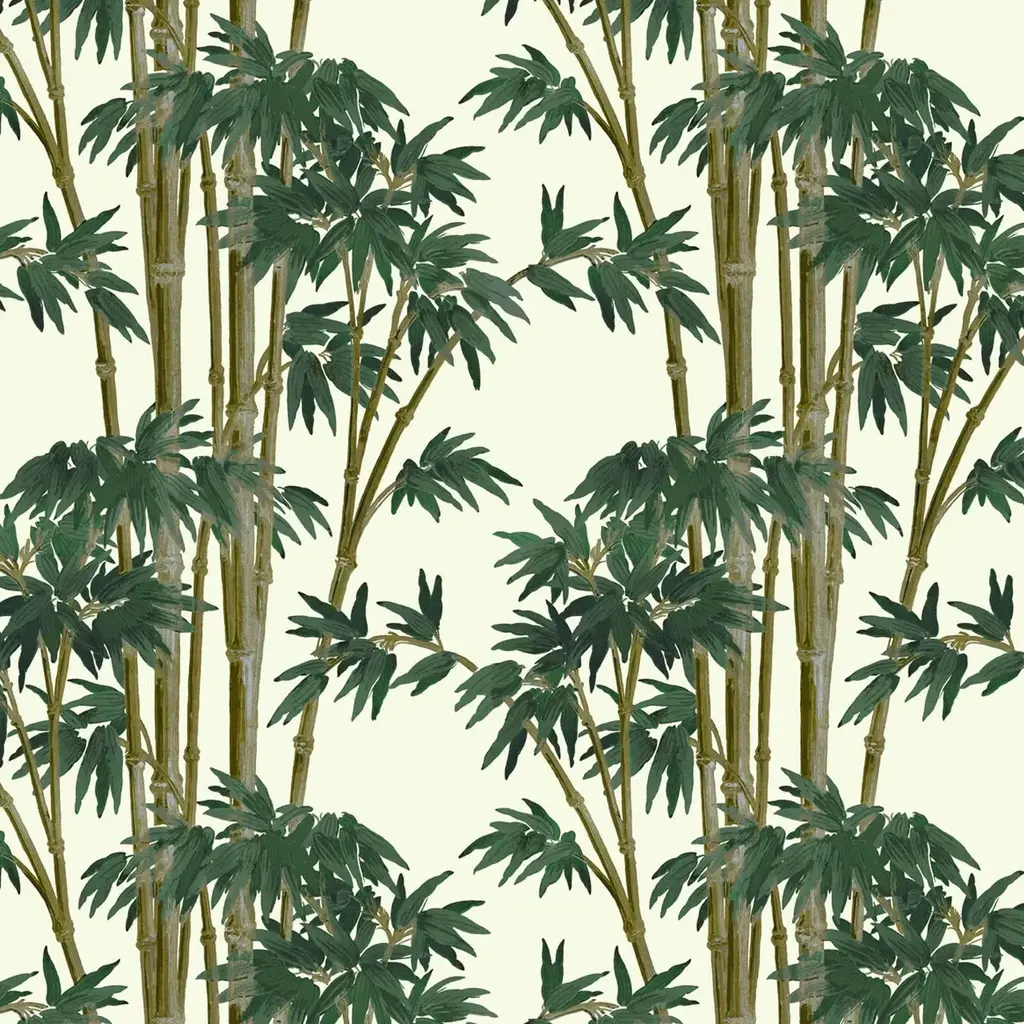 House Of Hackney Bambusa Wallpaper - Antique White, Sample