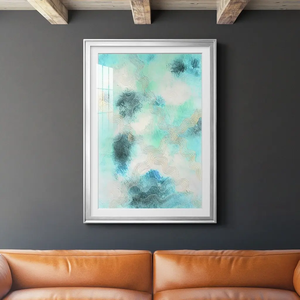 Blue Shift I Premium Framed Print - Ready To Hang - 22.5x30.5 - Silver