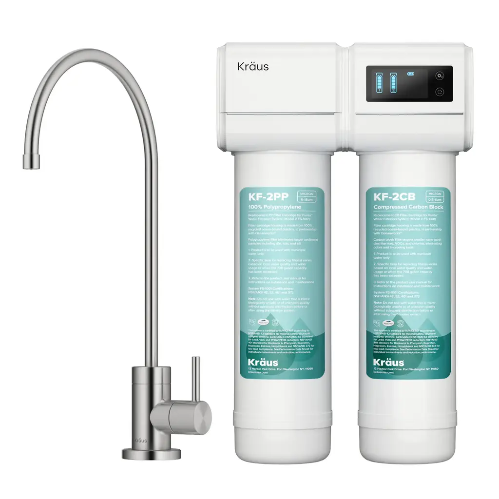 Kraus Fs-1001-Ff-100 Purita 1 Gpm Cold Water Dispenser With Filtration - Spot Free Stainless Steel