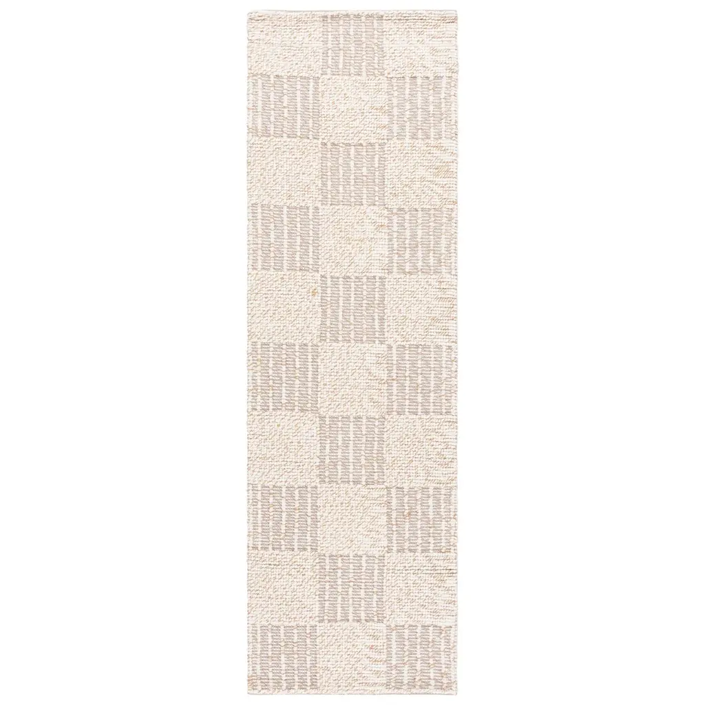 Safavieh Hand-Loomed Natura Hala Transitional Wool Rug - 2'3" X 8' Runner - Brown/ivory - Runner
