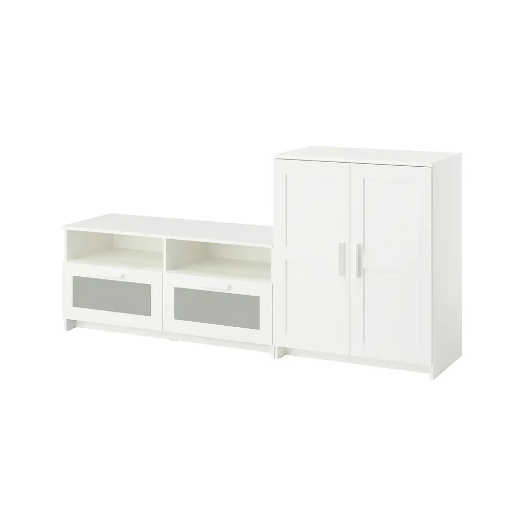 Brimnes Tv Storage Combination - White 78 3/4x16 1/8x37 3/8 "