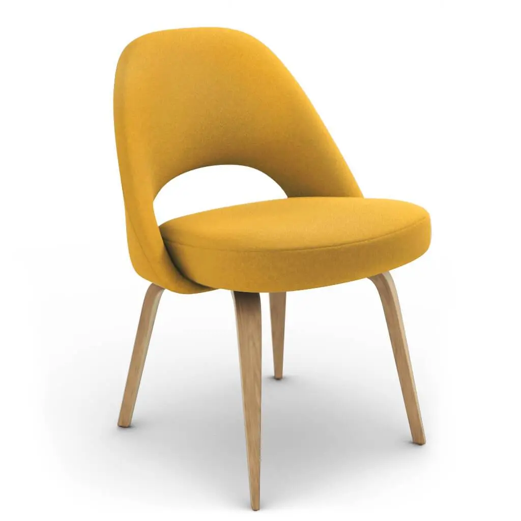 Saarinen Executive Side Chair - Wood Legs