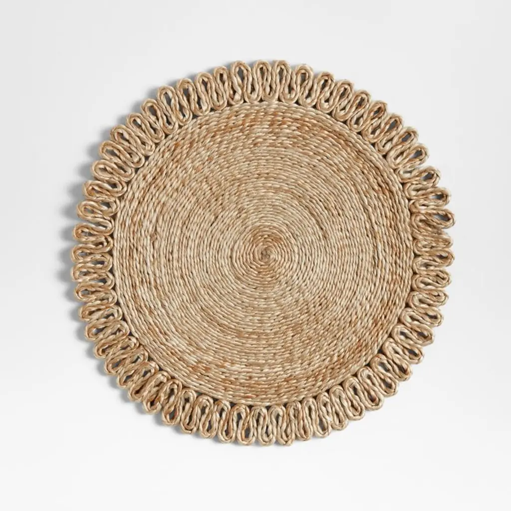Caliente Round Woven Jute Placemat