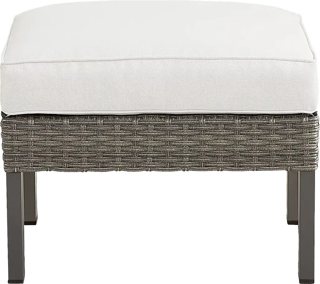 Randolph Gray Outdoor Ottoman