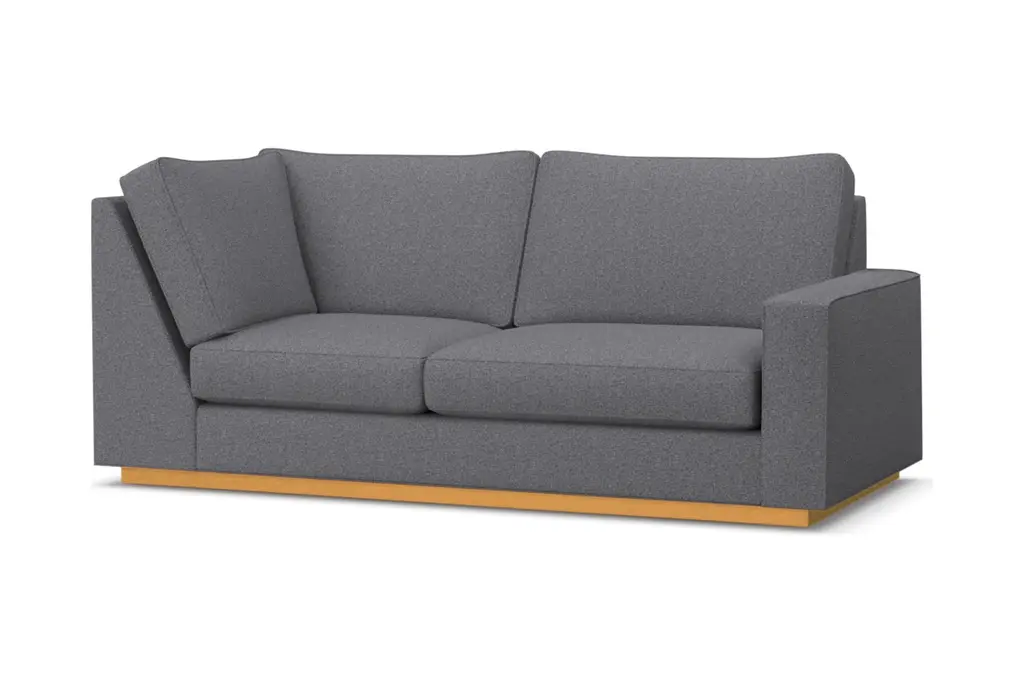 Harper Right Arm Corner Apt Size Sofa :: Leg Finish: Natural / Configuration: Raf - Chaise On The Right