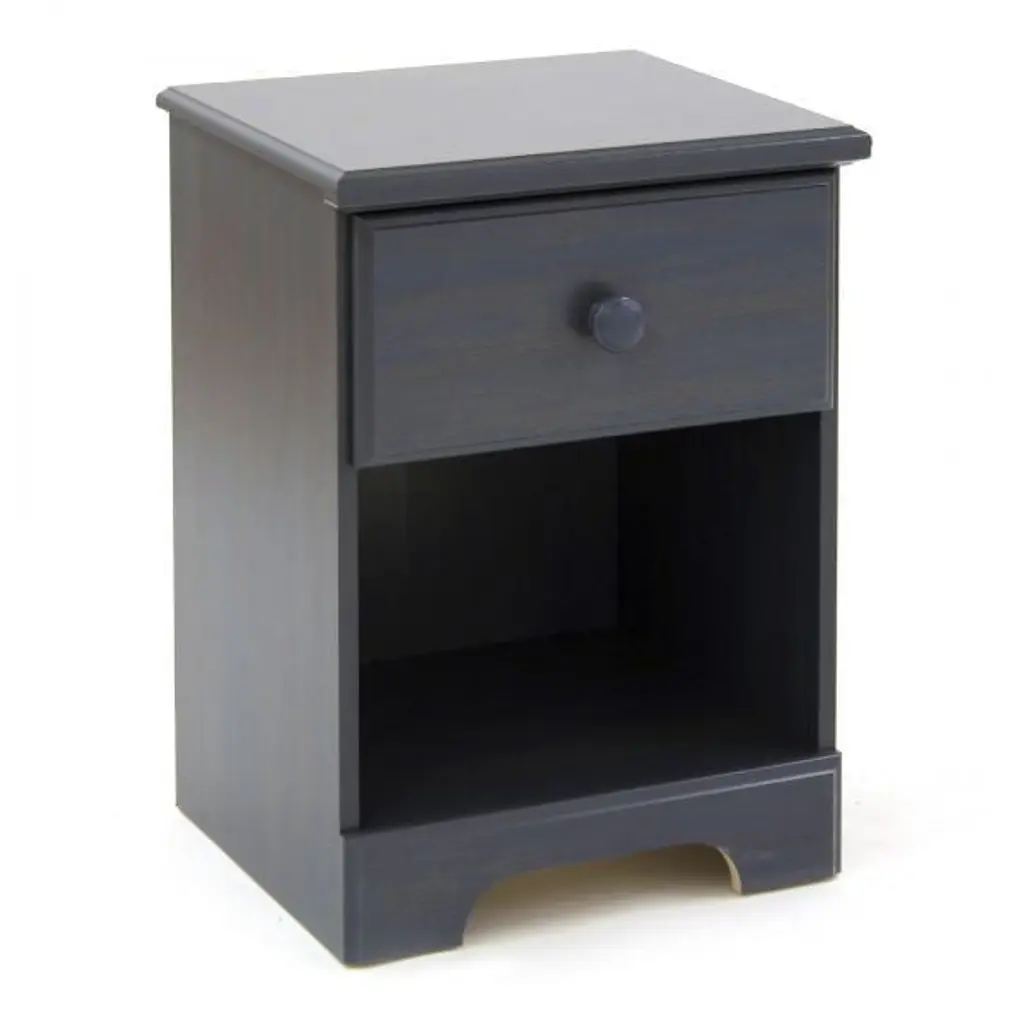 Summer Breeze - 1-Drawer Nightstand, Blueberry