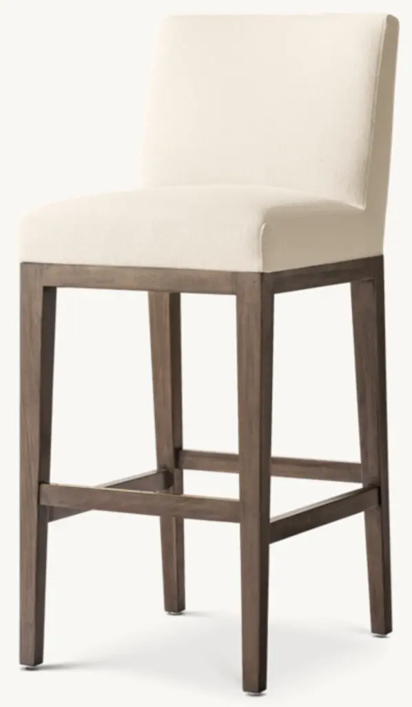 Morgan Armless Fabric Bar & Counter Stool
