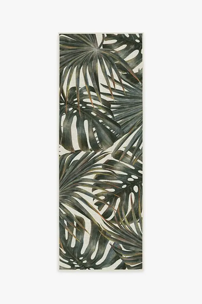 Outdoor Tropical Green Rug