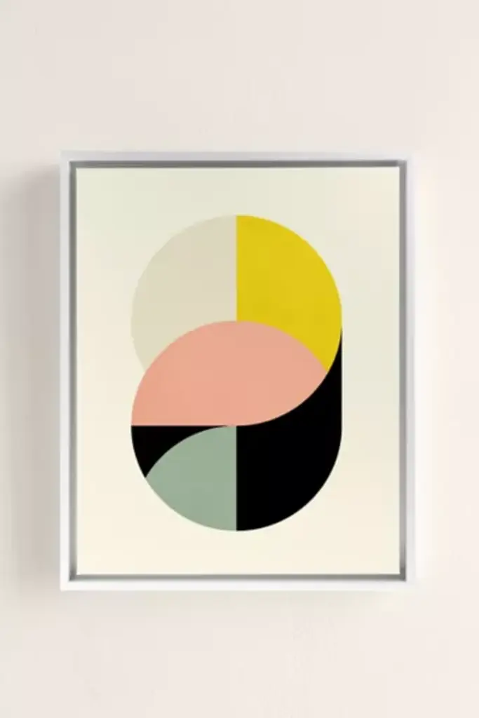 Metron Minimal Geometry No 1 Canvas Art Print