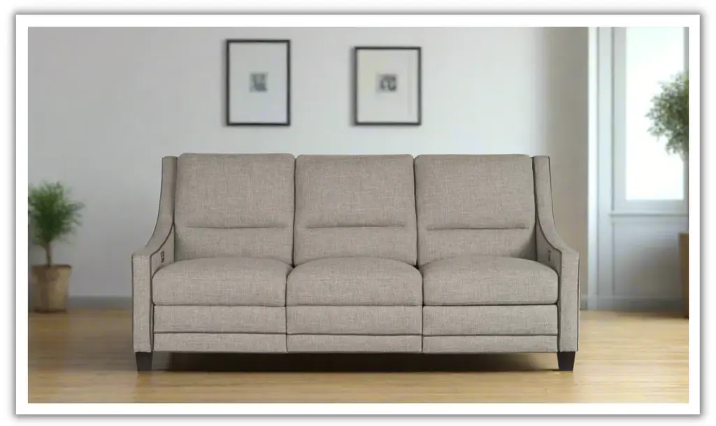 Universal Furniture Kelce 3-Seater Brown Dual Power Motion Sofa