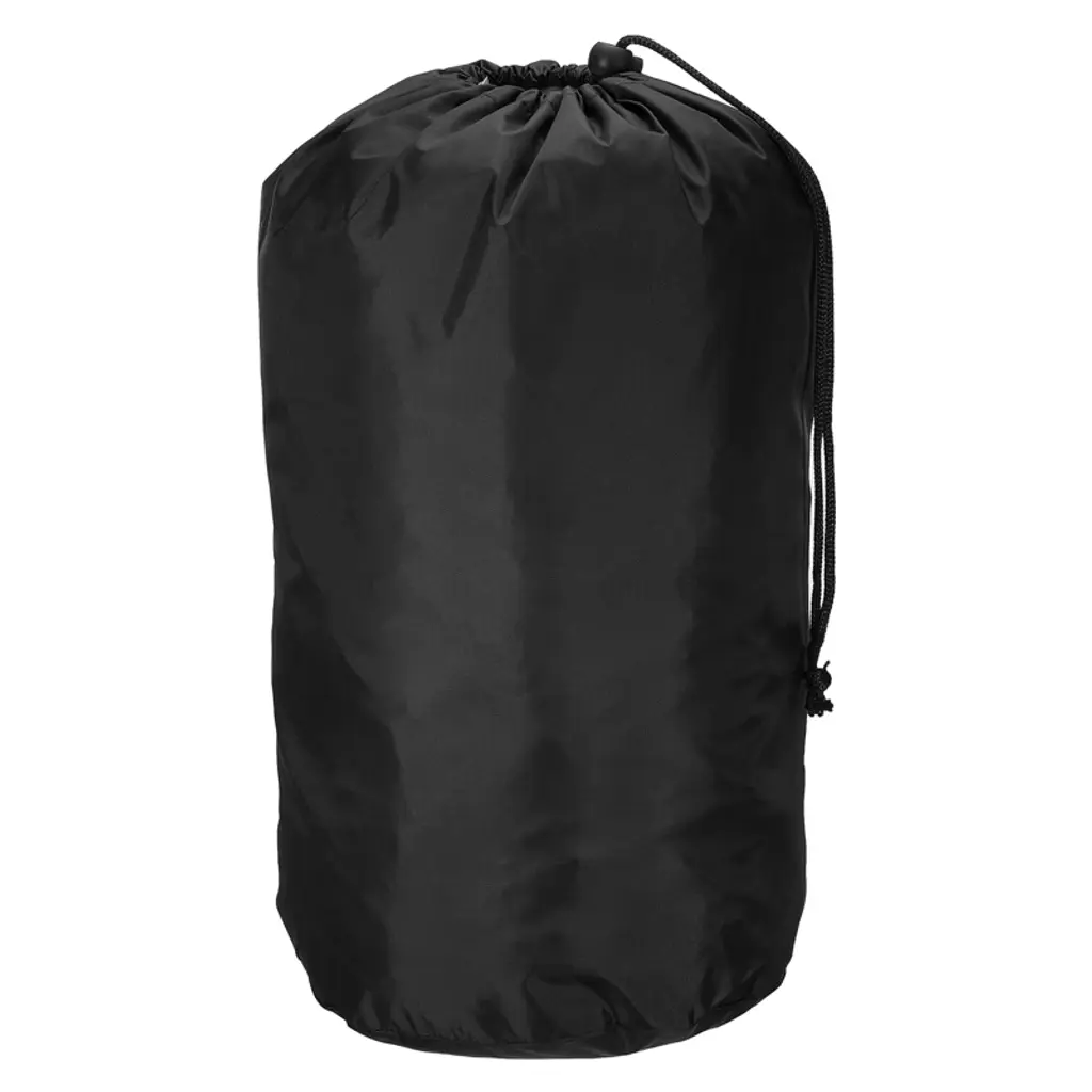 Unique Bargains Sleeping Bag Accessory Drawstring Waterproof Dust Stuff Sack Black 10 X 20 Inch