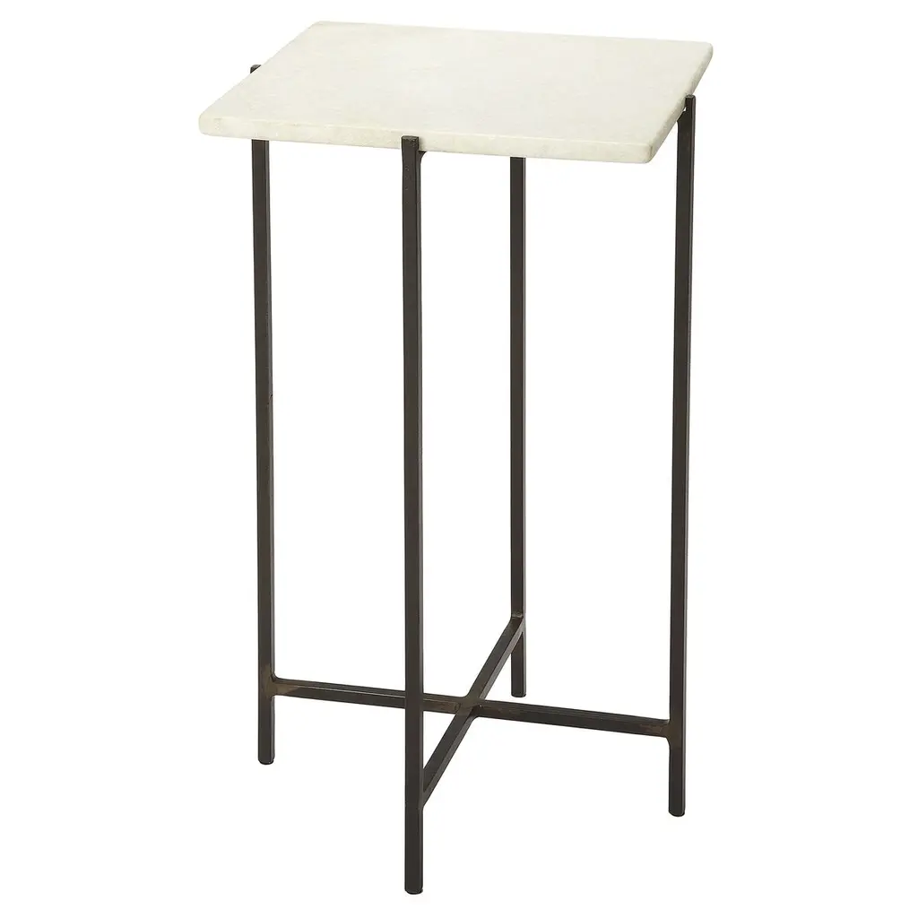Dylan Square Marble Side Table