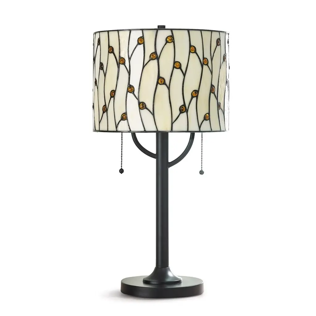 Vines 25"h Tiffany Table Lamp - Natural - N/a