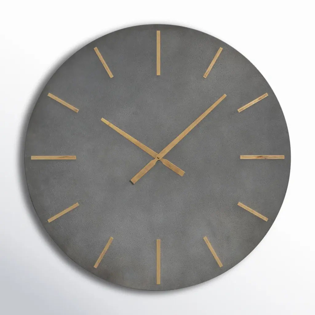 Darren 32'' Manufactured Wood Wall Clock