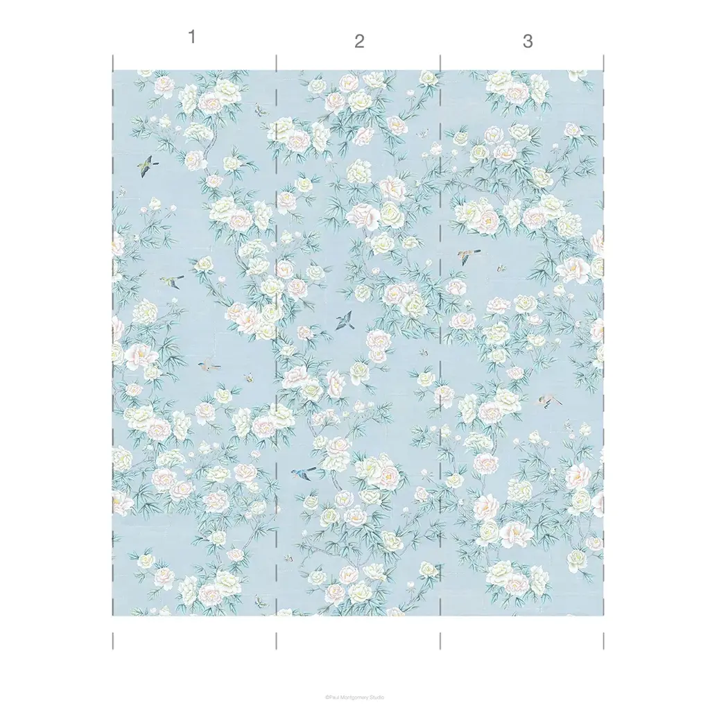 Lillian's Peonies Wall Mural