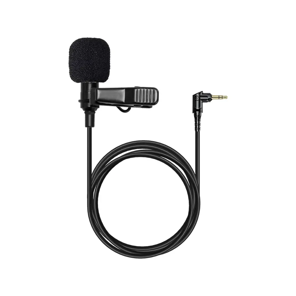 Hollyland External Clip On Lavalier Microphone With 3.5mm Audio Jack, Compatible With Lark Max Microphone System-Black, (1 Pack) - Black