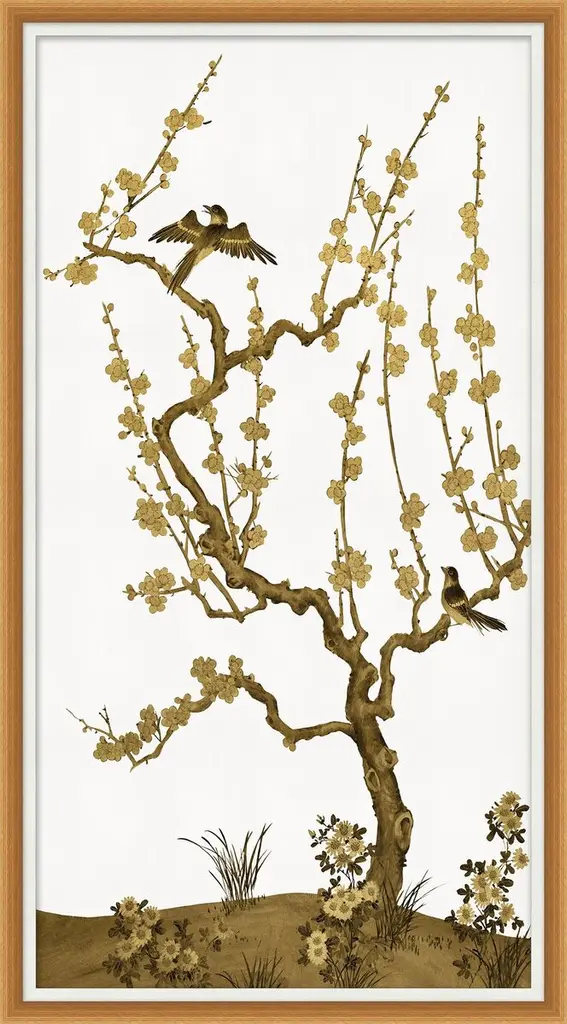 Lillian August, Gold Vine Chinoiserie I