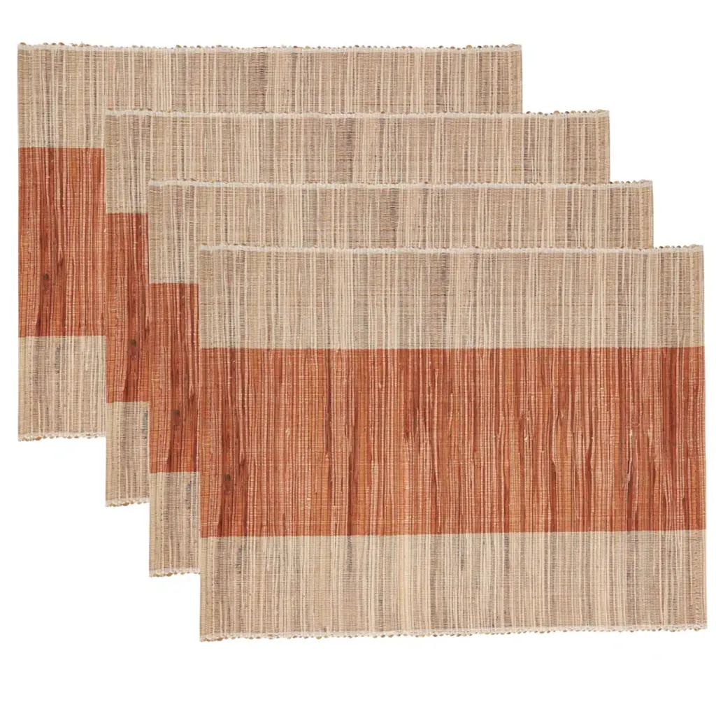 Shimmering Design 4 Piece Placemat Set (Set Of 4)