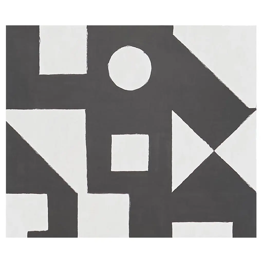 Schumacher By Porter Teleo Binary Wallpaper Mural In Black