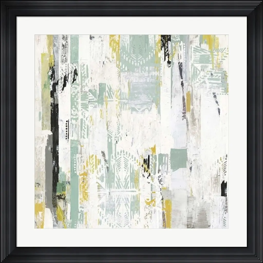 Tom Reeves 'Spring Ii' Framed Art - Plastic - Black