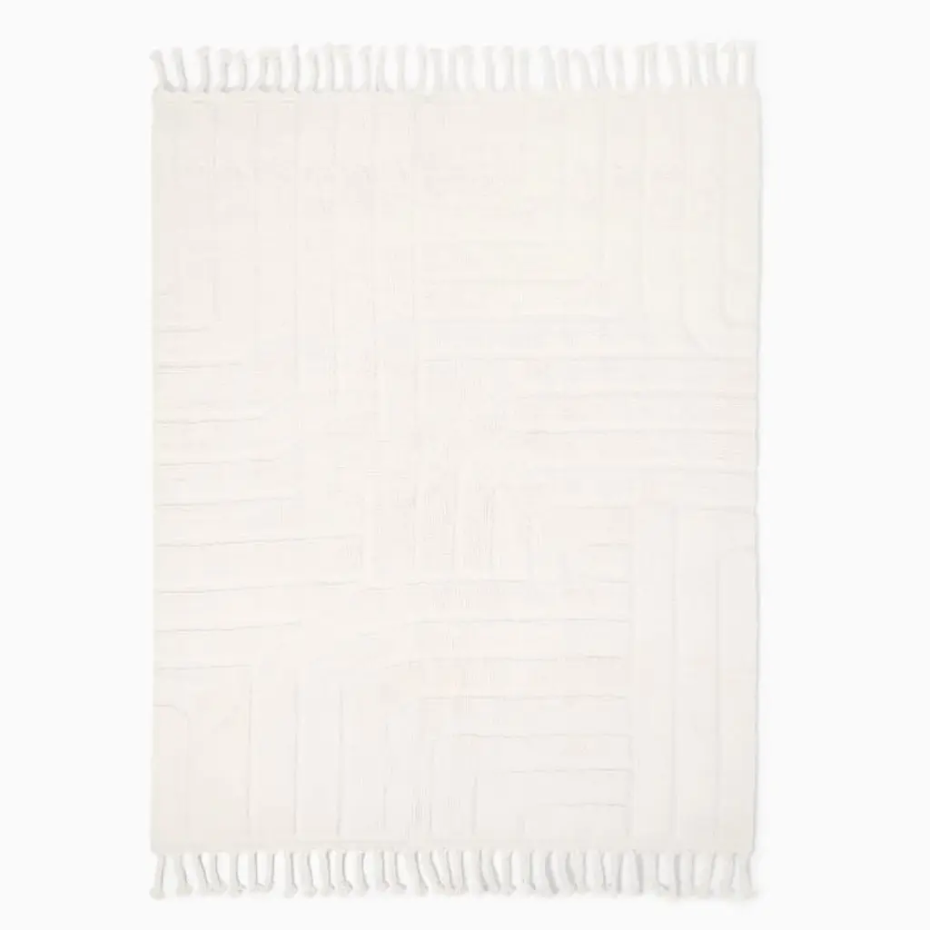 Hotsell West Elm shag throw