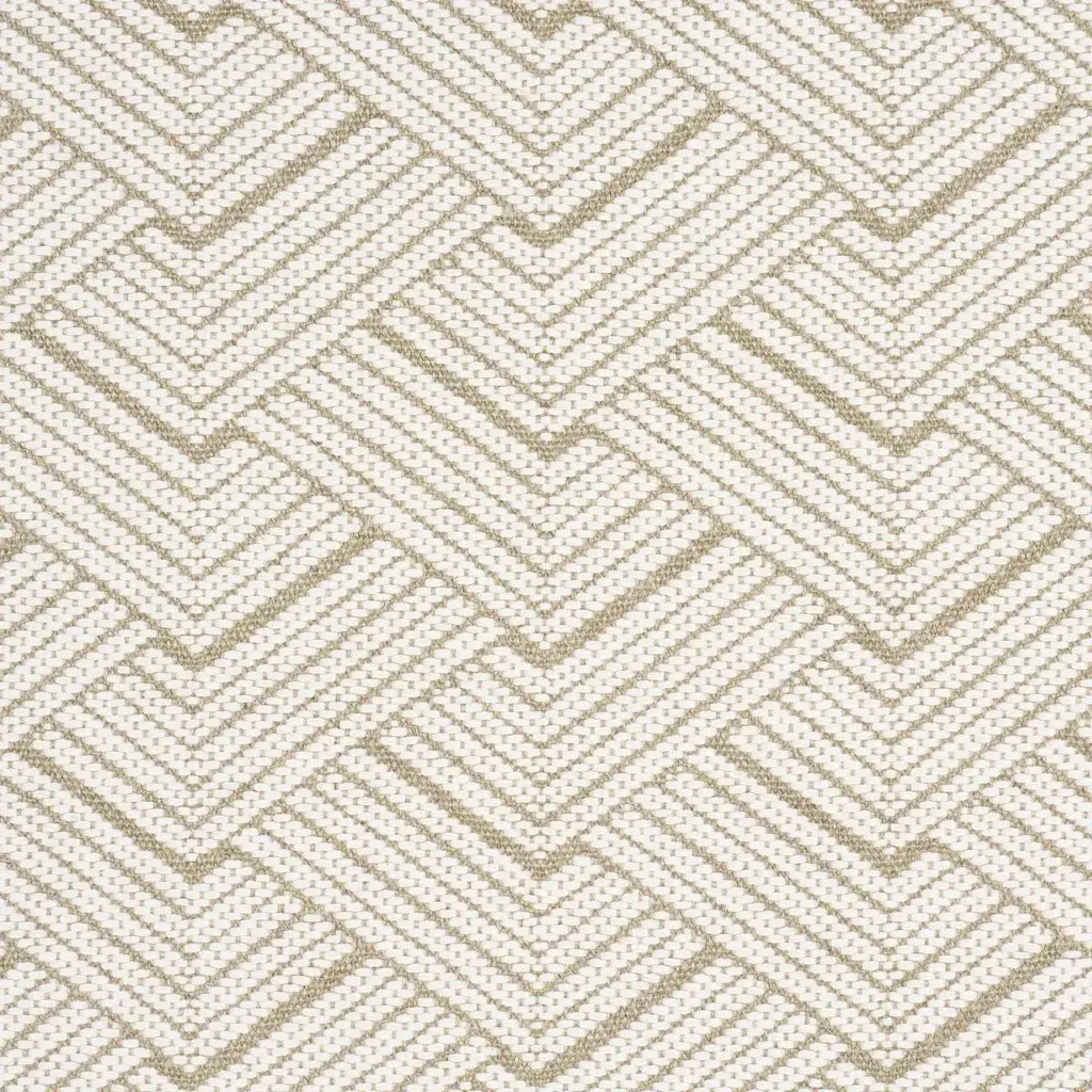 Schumacher Minna Heavyweight Linen Fabric In Ivory