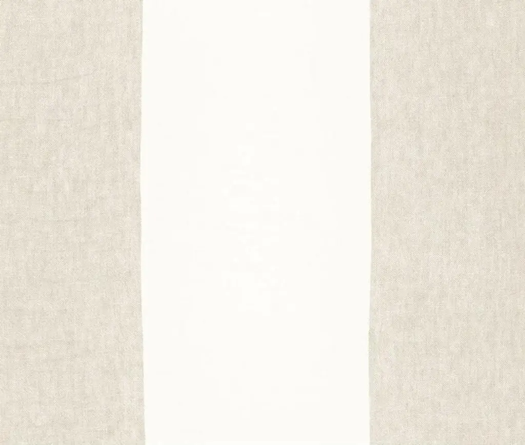 Schumacher Vista Linen Stripe Casement Fabric In Linen