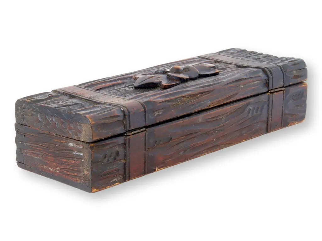 Carved Black Forest "Remote Control" Box