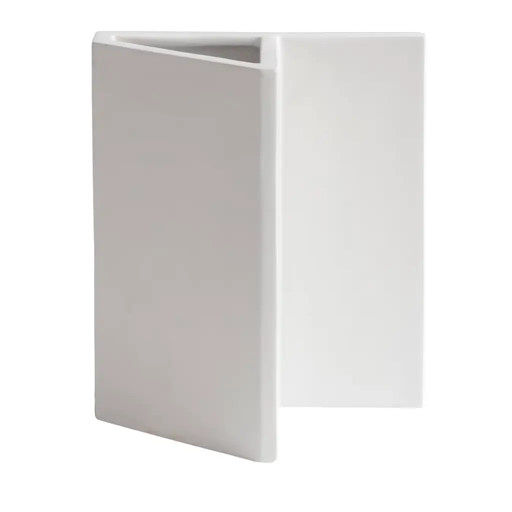 Knight White Ceramic Vase