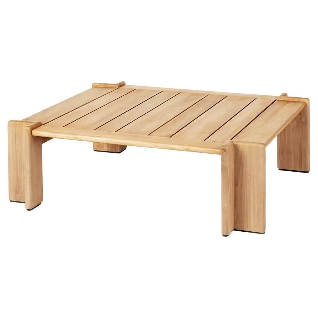 Gubi Atmosfera Natural Teak Coffee Table Designed By Gubi