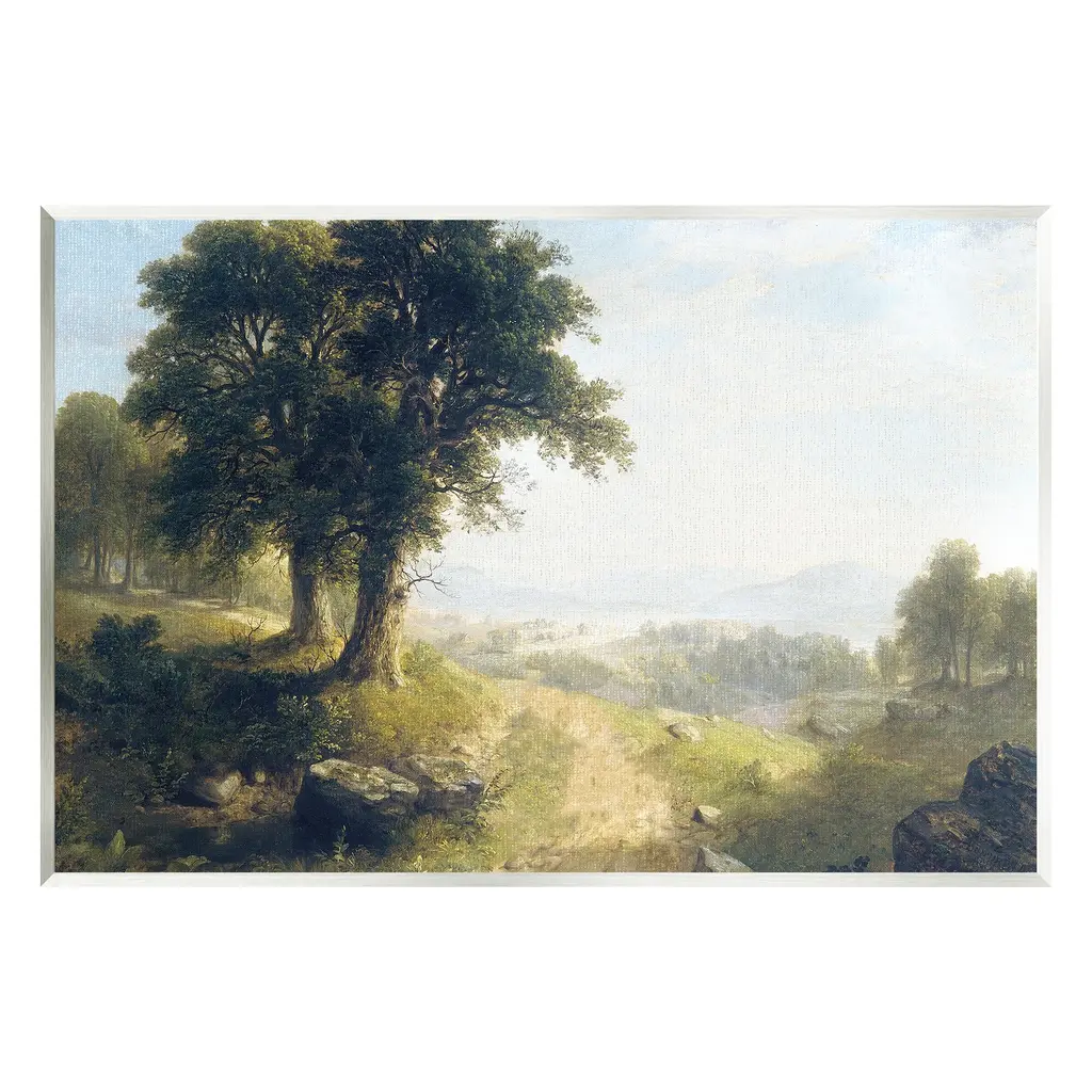 Stupell Classic Rural Oak Landscape Wall Plaque Art Design By Lil' Rue - 19 X 13