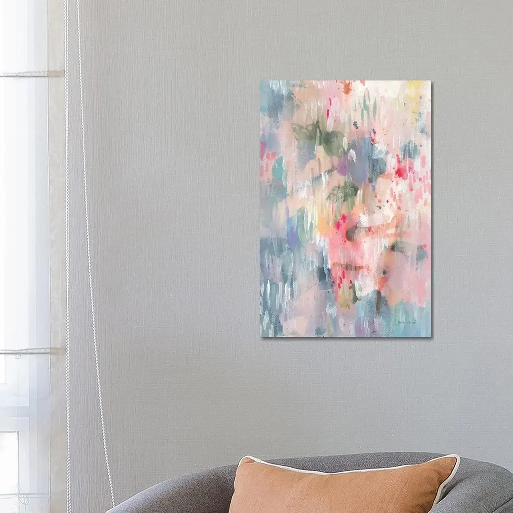 Icanvas "Soothing Abstract" By Danhui Nai Canvas Print - 12x8x0.75