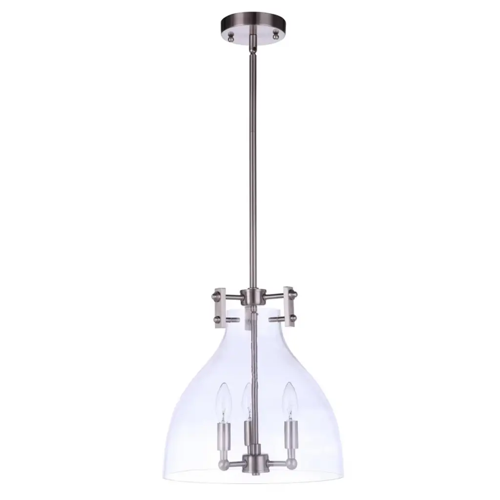 Craftmade Lighting Chardonnay 3 - Light Pendant In  Brushed Polished Nickel