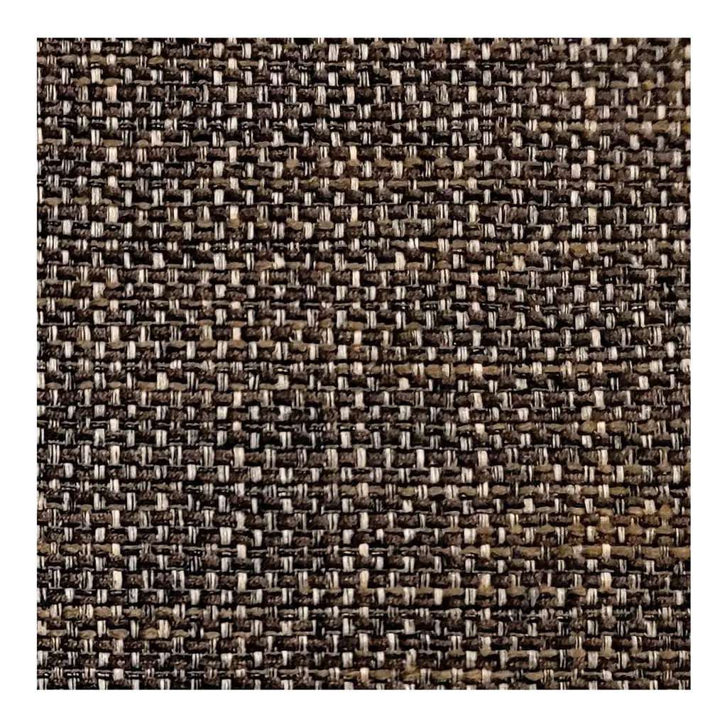 Colefax & Fowler "Stratford" Brown Linen Blend Basketweave Chenille- 5 Yards