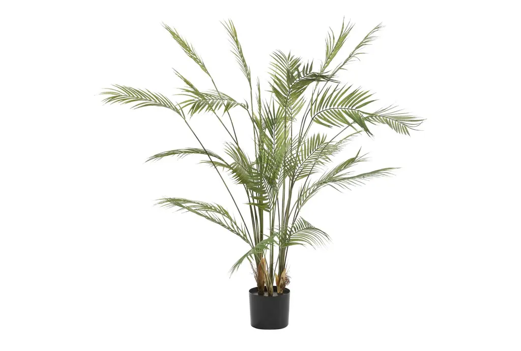 46" Green Plastic Artificial Palm Tree | Oval