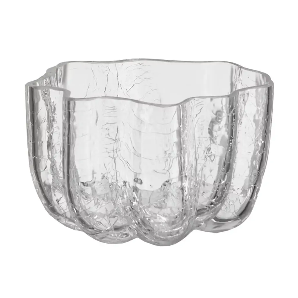 Crackle Votive, 58 Mm, Clear