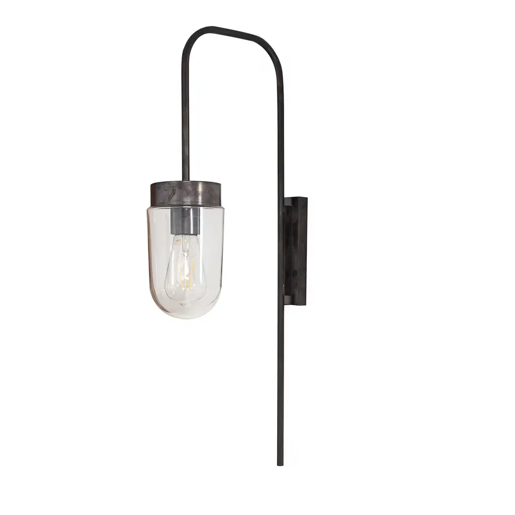 Ciuccio Black Brass Wall Lamp