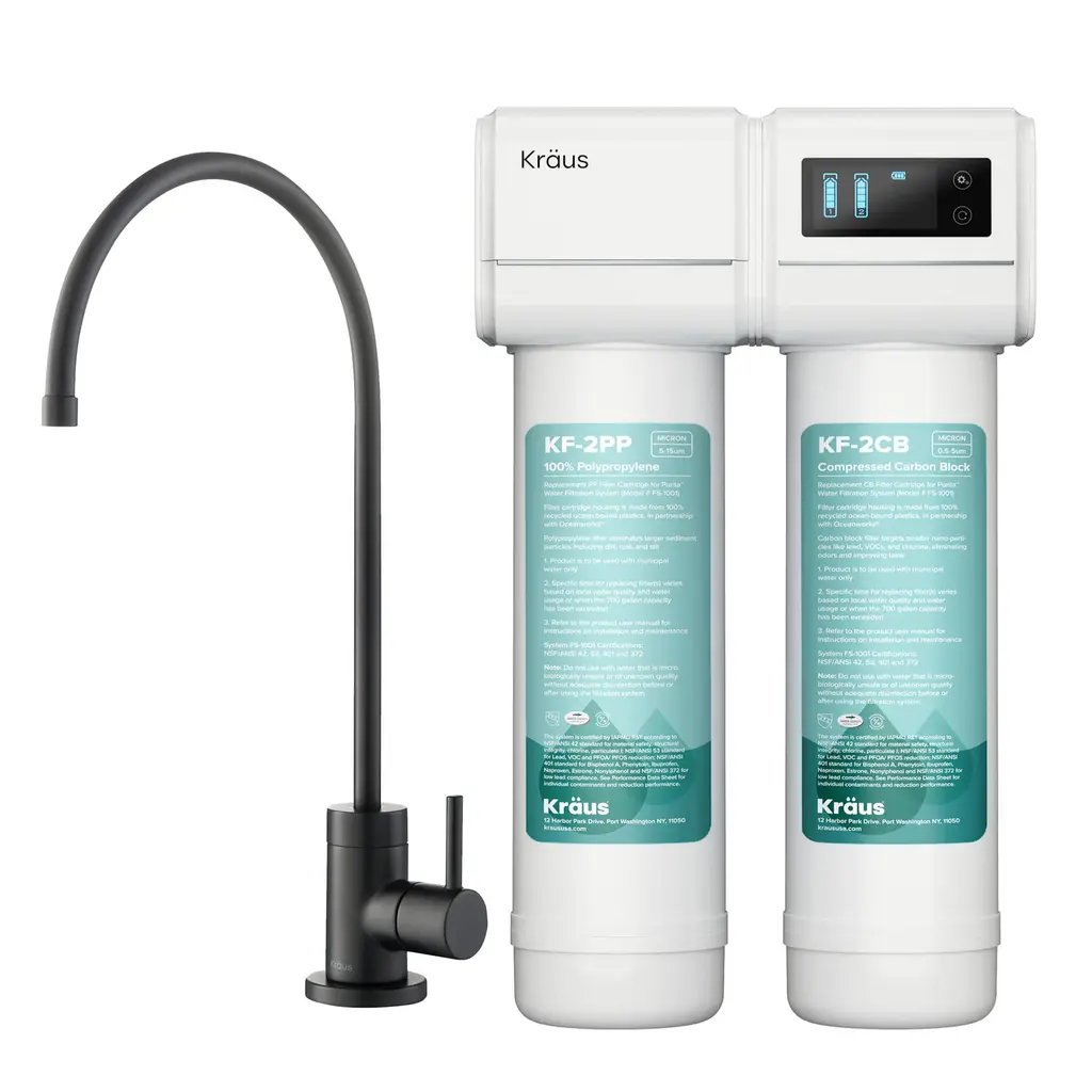 Kraus Fs-1001-Ff-100 Purita 1 Gpm Cold Water Dispenser With Filtration - Matte Black