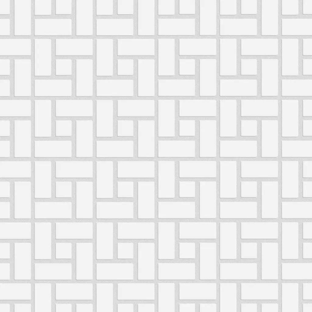 Merola Tile Spiral Matte White W/ Glossy White Dot 12-5/8" X 12-5/8" Porcelain Floor And Wall Tile - Case (10 Tiles)