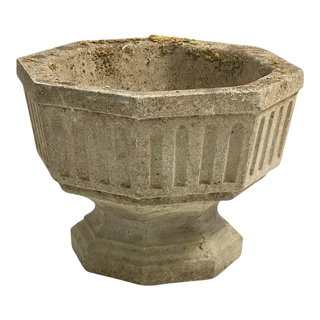 English Garden Stone Octagonal Urn Planters 'Individually Priced'