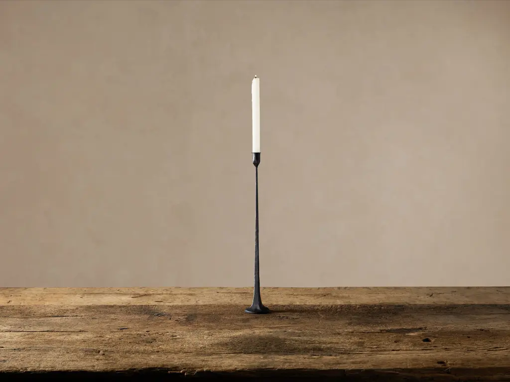 Cast Iron Taper Candle Holder