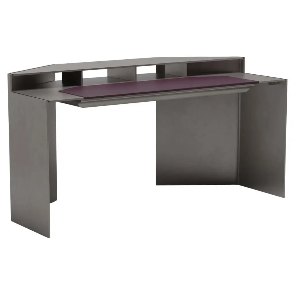 Next General Desk By Jonathan Nesci In Wax Polished Aluminum Plate