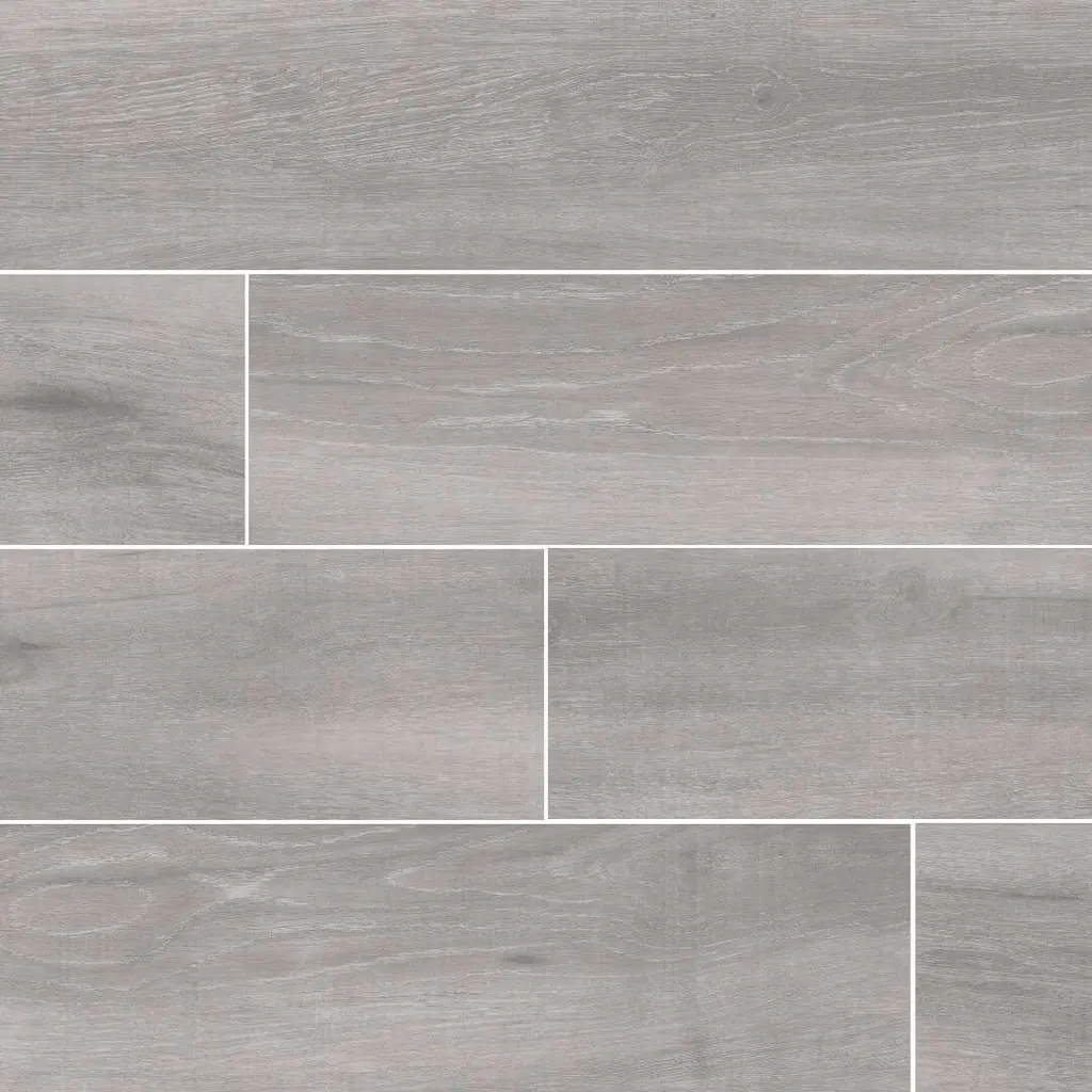 Belgrad 6" X 36" Porcelain Floor And Wall Tile - Grey - Case Of 7 (10.22 Sq. Ft.)